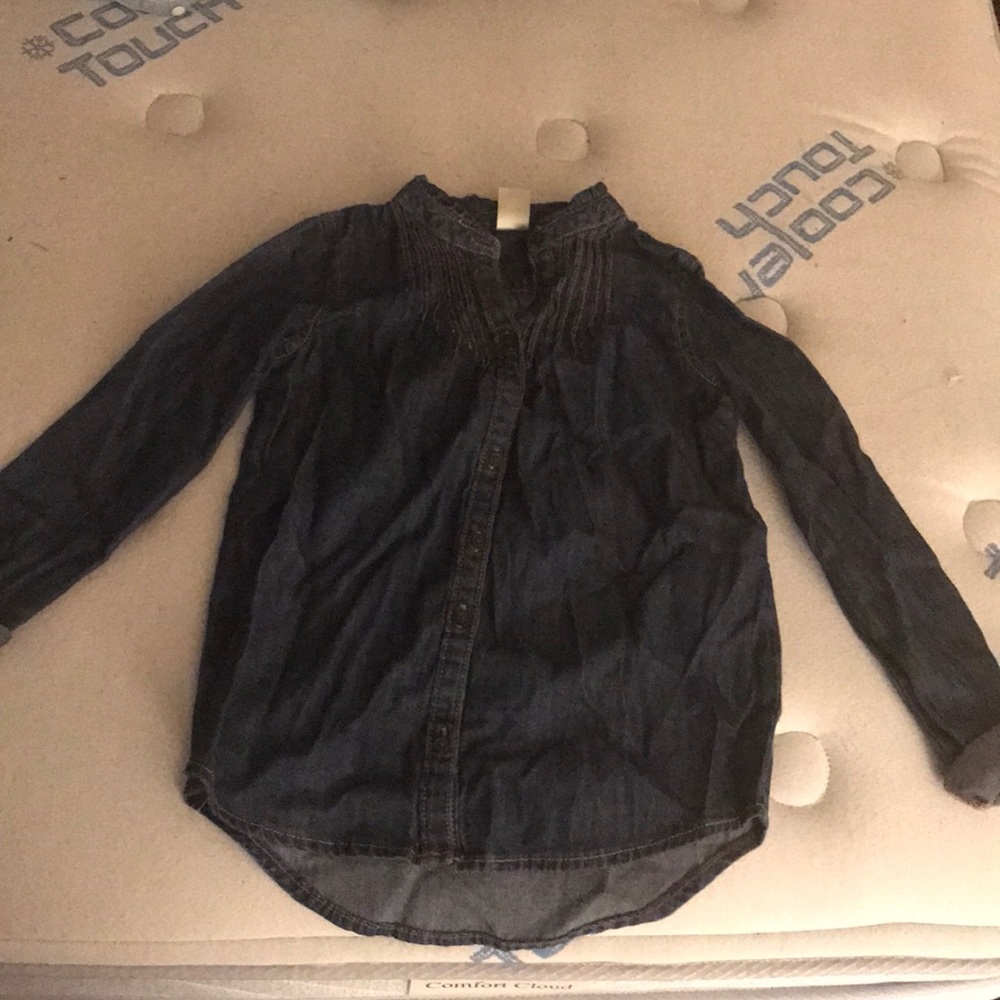 💖OshKosh denim button up shirt